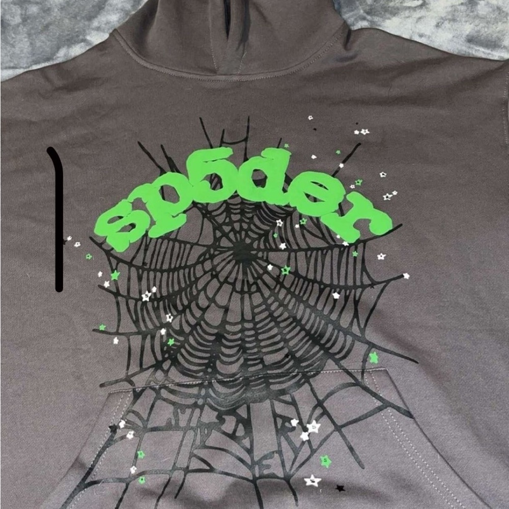 Sp5der wait web hoodie